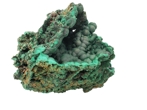 Botryoidal Malachite,  Congo