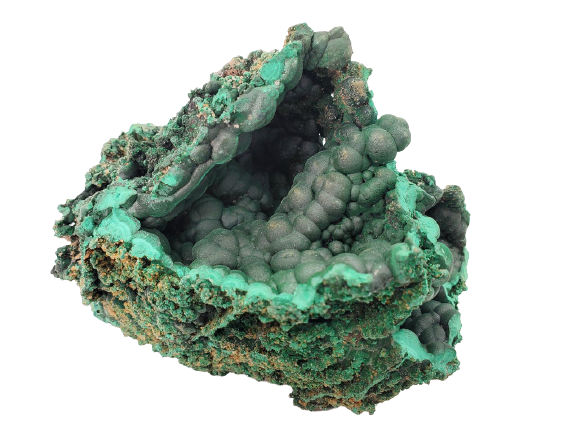 Botryoidal Malachite,  Congo