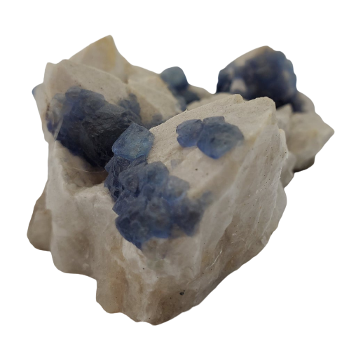 Fluorite w/ Quartz (Huanggang Mine, China)