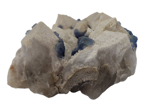Fluorite w/ Quartz (Huanggang Mine, China)