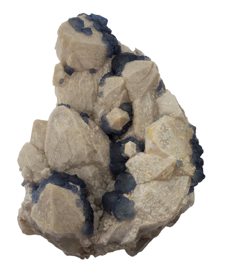Fluorite w/ Quartz (Huanggang Mine, China)