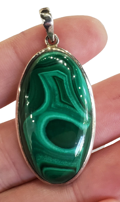 Malachite pendant