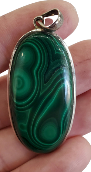 Malachite pendant