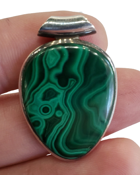 Malachite pendant