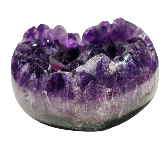 Amethyst Geode Heart (Uruguay)