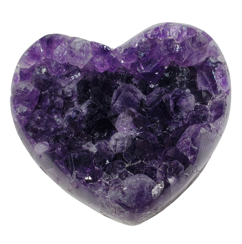 Amethyst Geode Heart (Uruguay)