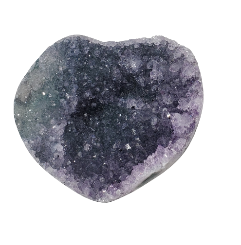 Druzy Amethyst Heart (Uruguay)