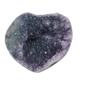 Druzy Amethyst Heart (Uruguay)