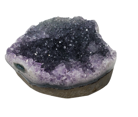 Druzy Amethyst Heart (Uruguay)