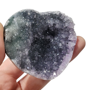 Druzy Amethyst Heart (Uruguay)