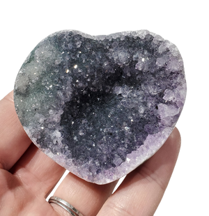 Druzy Amethyst Heart (Uruguay)