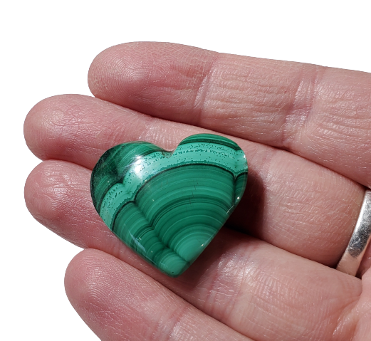 Malachite Heart (Congo)