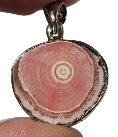Rhodochrosite Stalactite Pendant