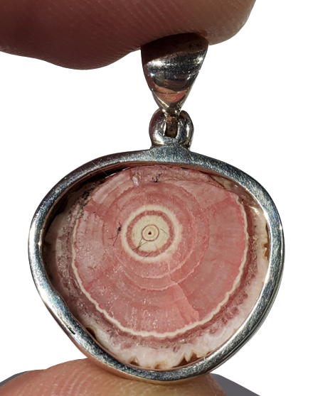 Rhodochrosite Stalactite Pendant