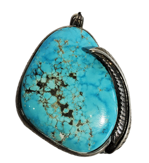 Turquoise and Silver Pendant