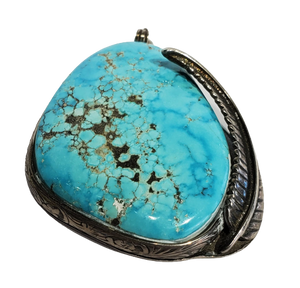 Turquoise and Silver Pendant