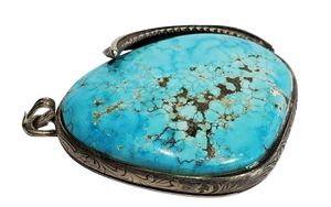 Turquoise and Silver Pendant