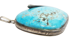 Turquoise and Silver Pendant