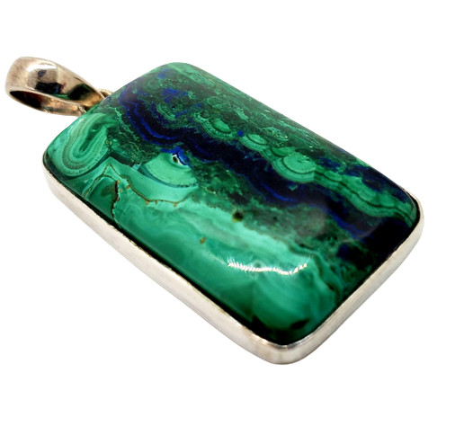 Malachite Azurite Pendant