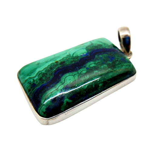 Malachite Azurite Pendant