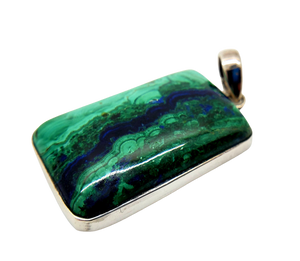 Malachite Azurite Pendant