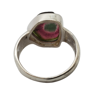 Watermelon Tourmaline Ring