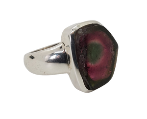 Watermelon Tourmaline Ring