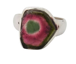 Watermelon Tourmaline Ring