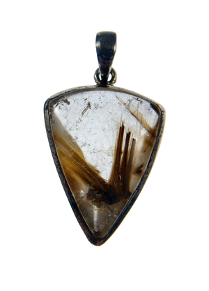 Rutilated Quartz Pendants