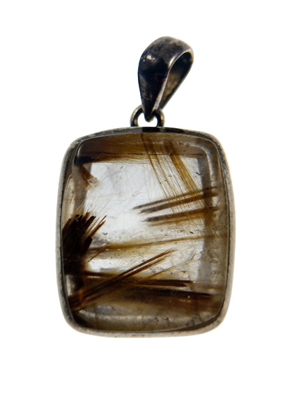 Rutilated Quartz Pendants