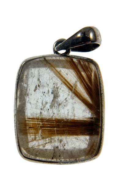 Rutilated Quartz Pendants