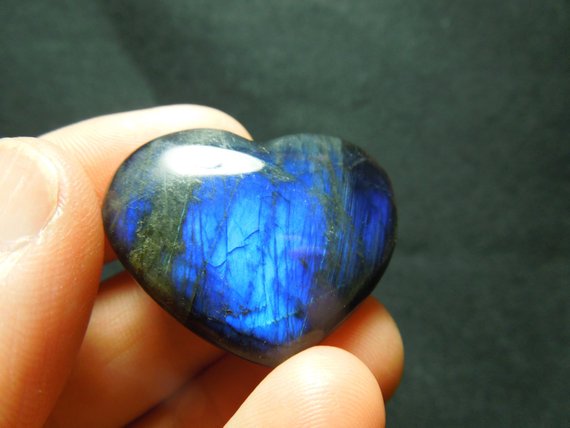 Blue Labradorite Heart