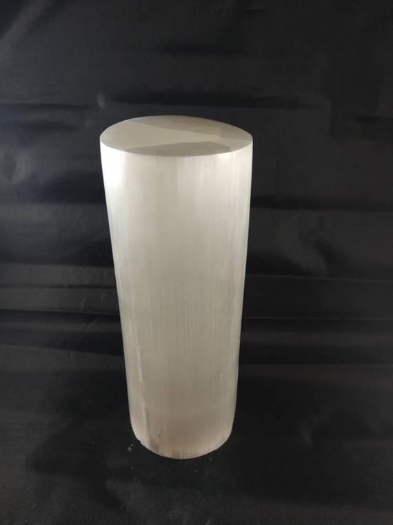 Selenite Lamp (cylinder)