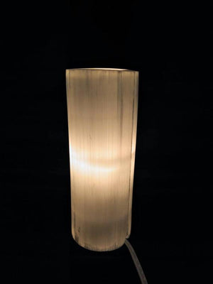 Selenite Lamp (cylinder)