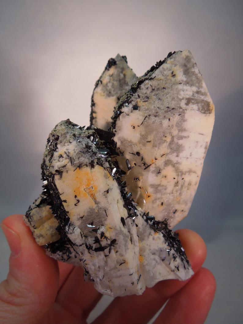 Quartz w/ Anatase, Hunan Province, China