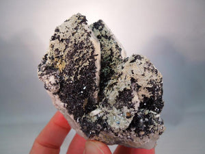 Quartz w/ Anatase, Hunan Province, China