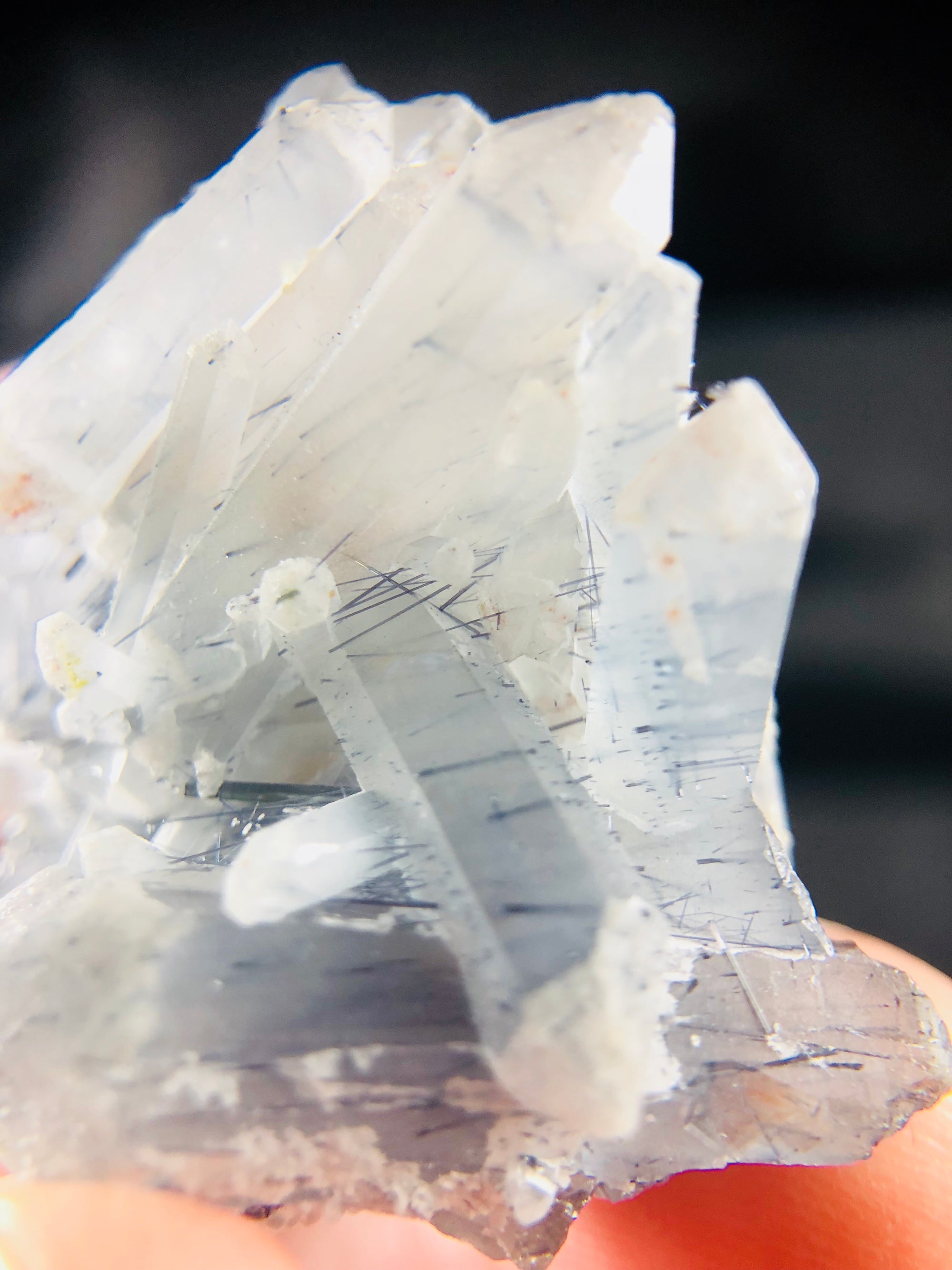 Quartz with Indicolite