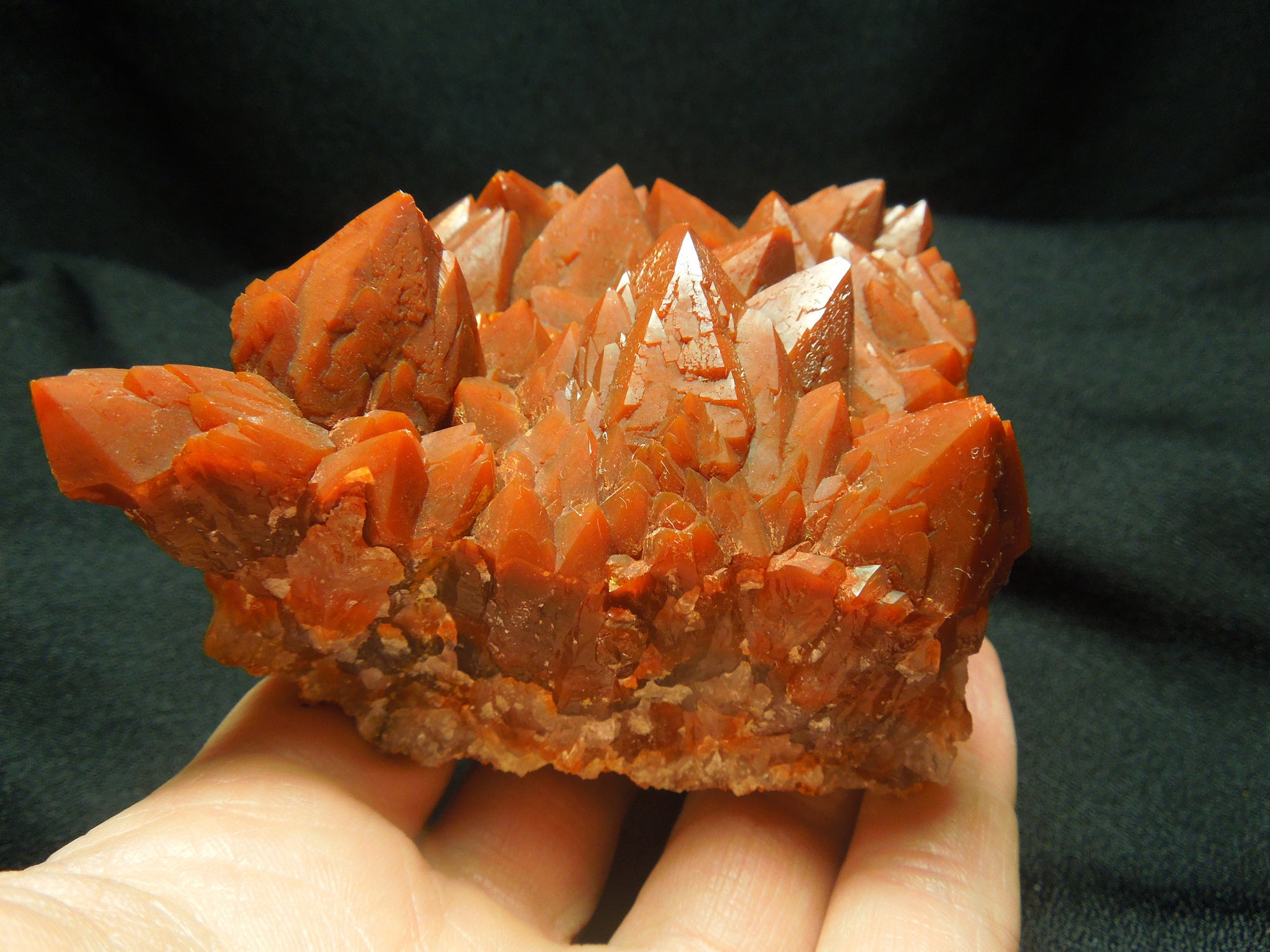 Hematoid Quartz Cluster