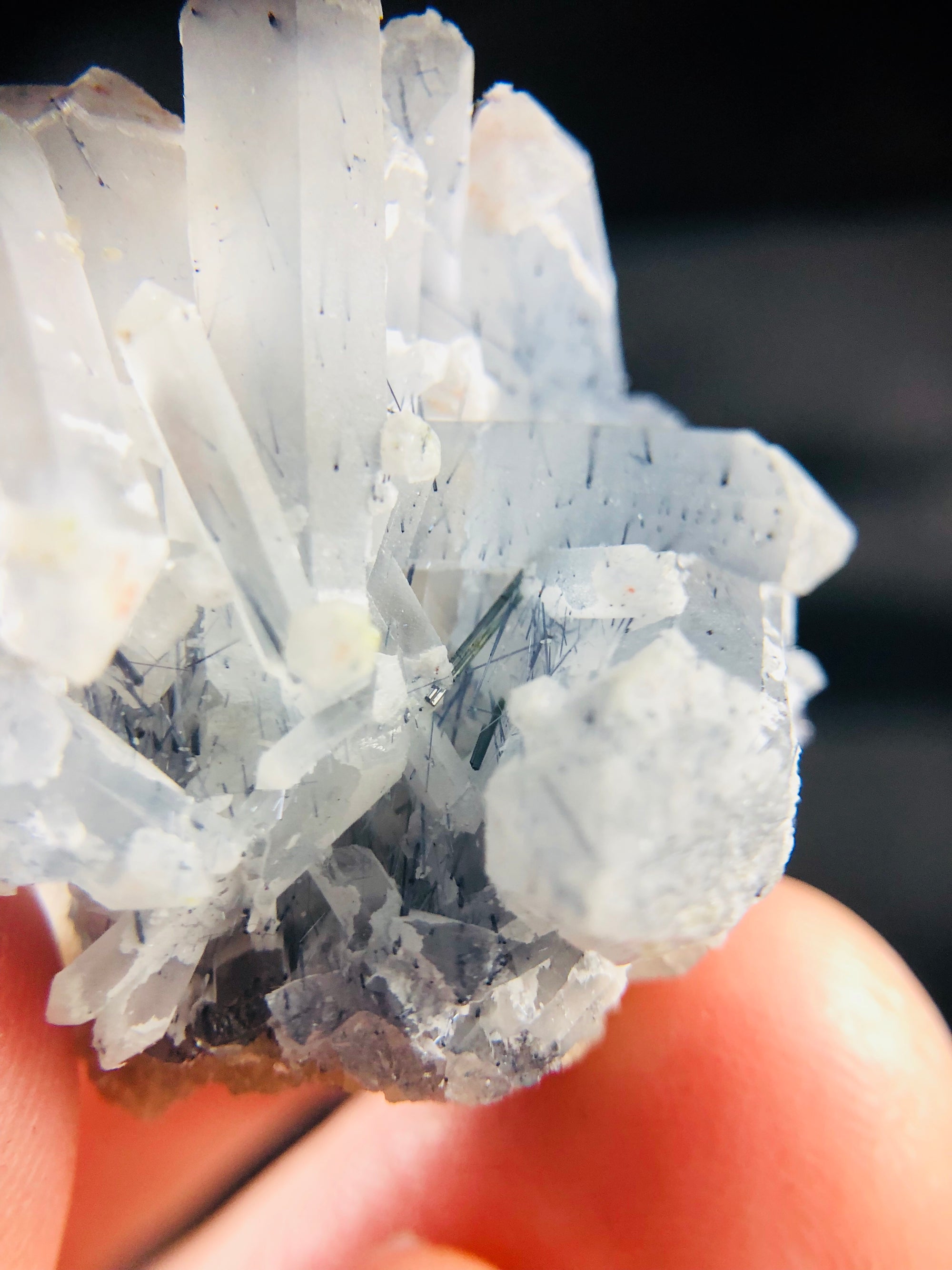 Quartz with Indicolite