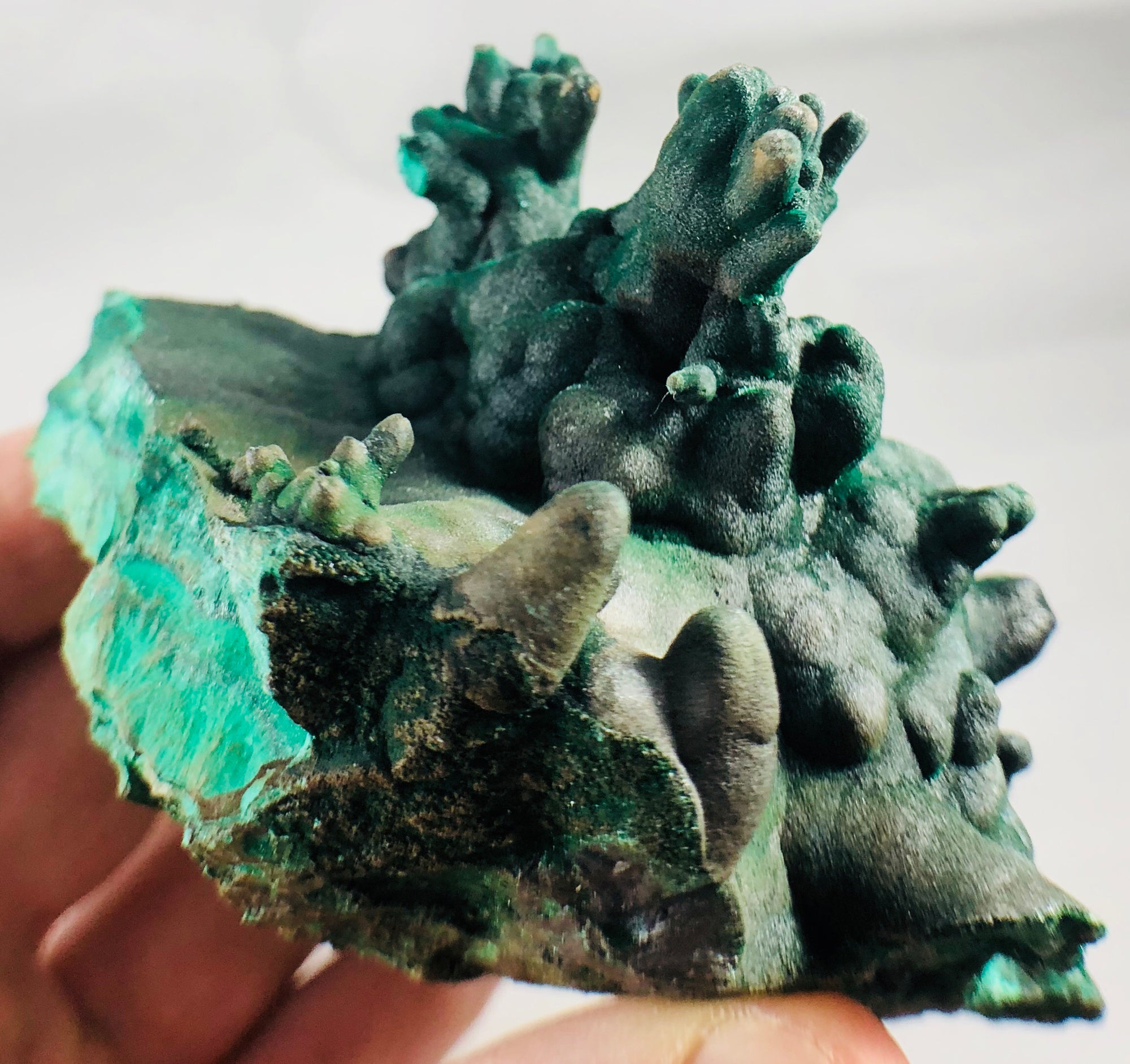 Malachite Stalactite Cluster