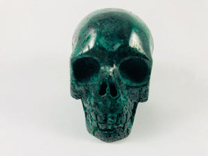 Malachite Skull