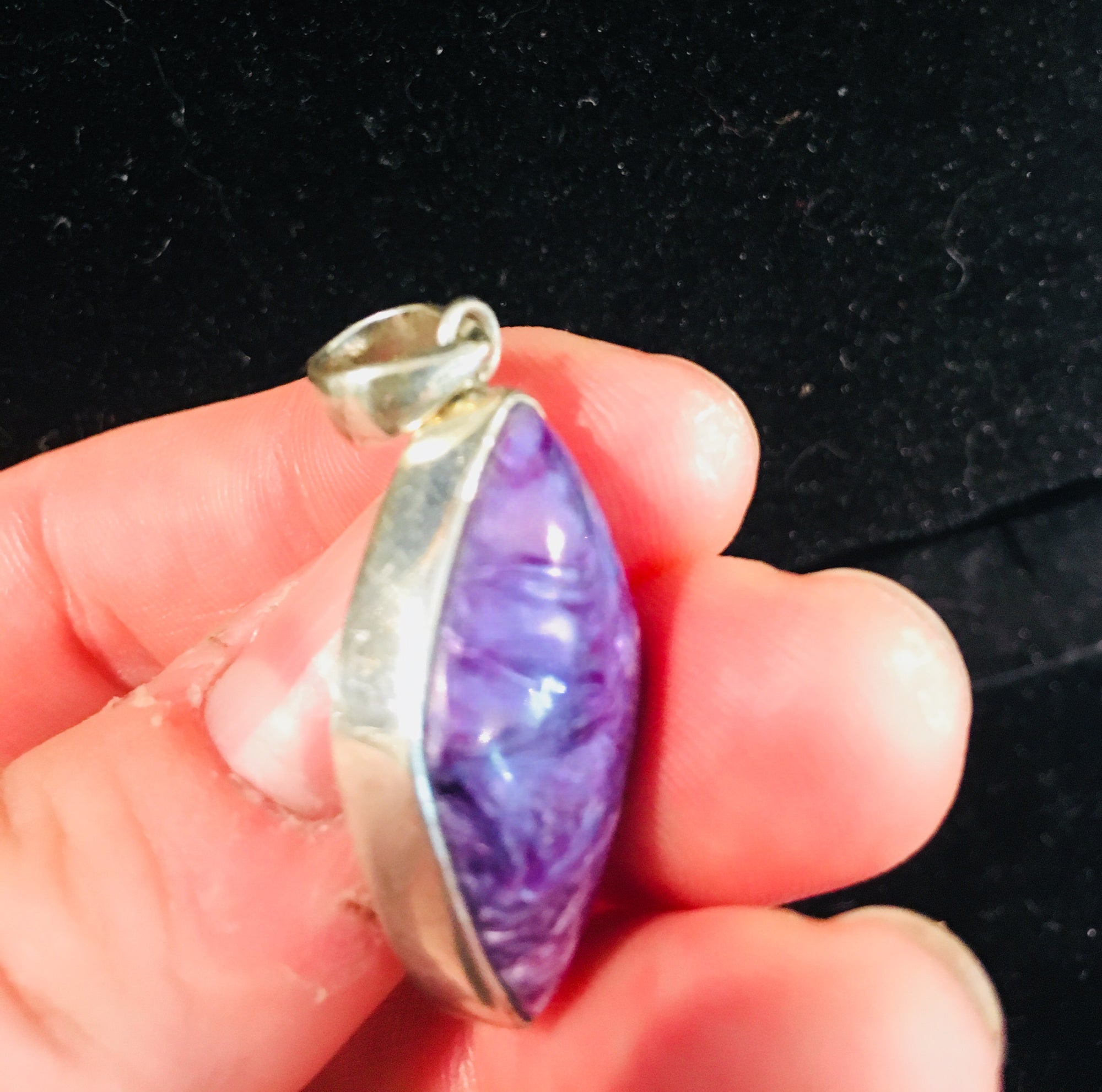 Charoite pendant