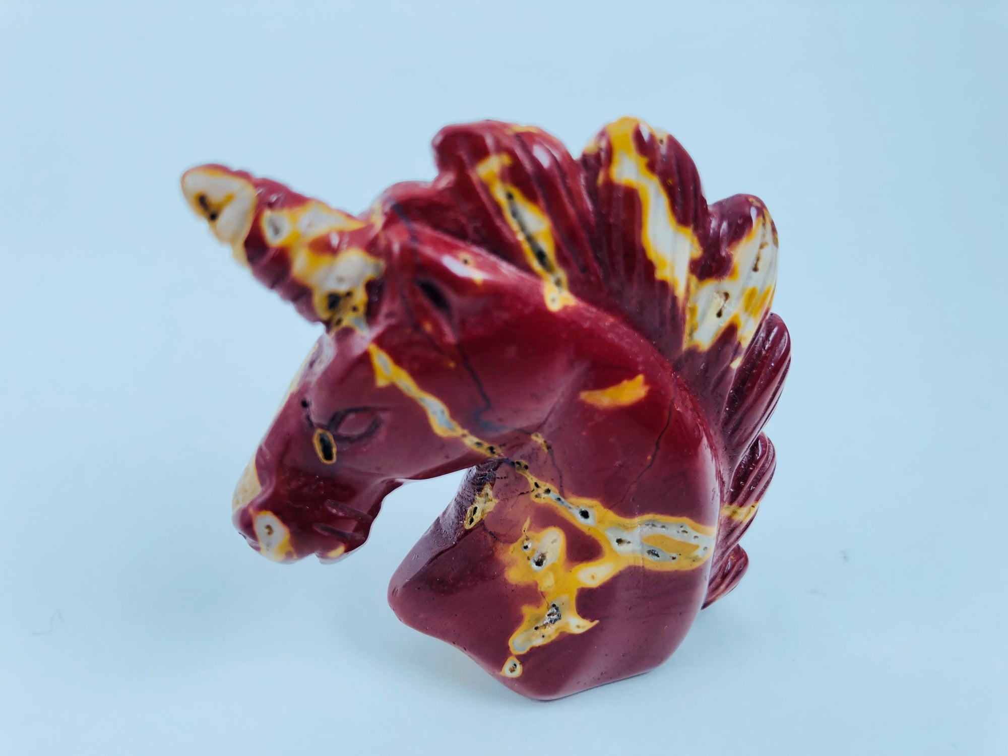 Agate Unicorn Carving