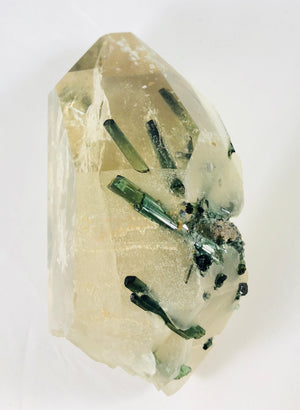 Quartz with Green Tourmaline