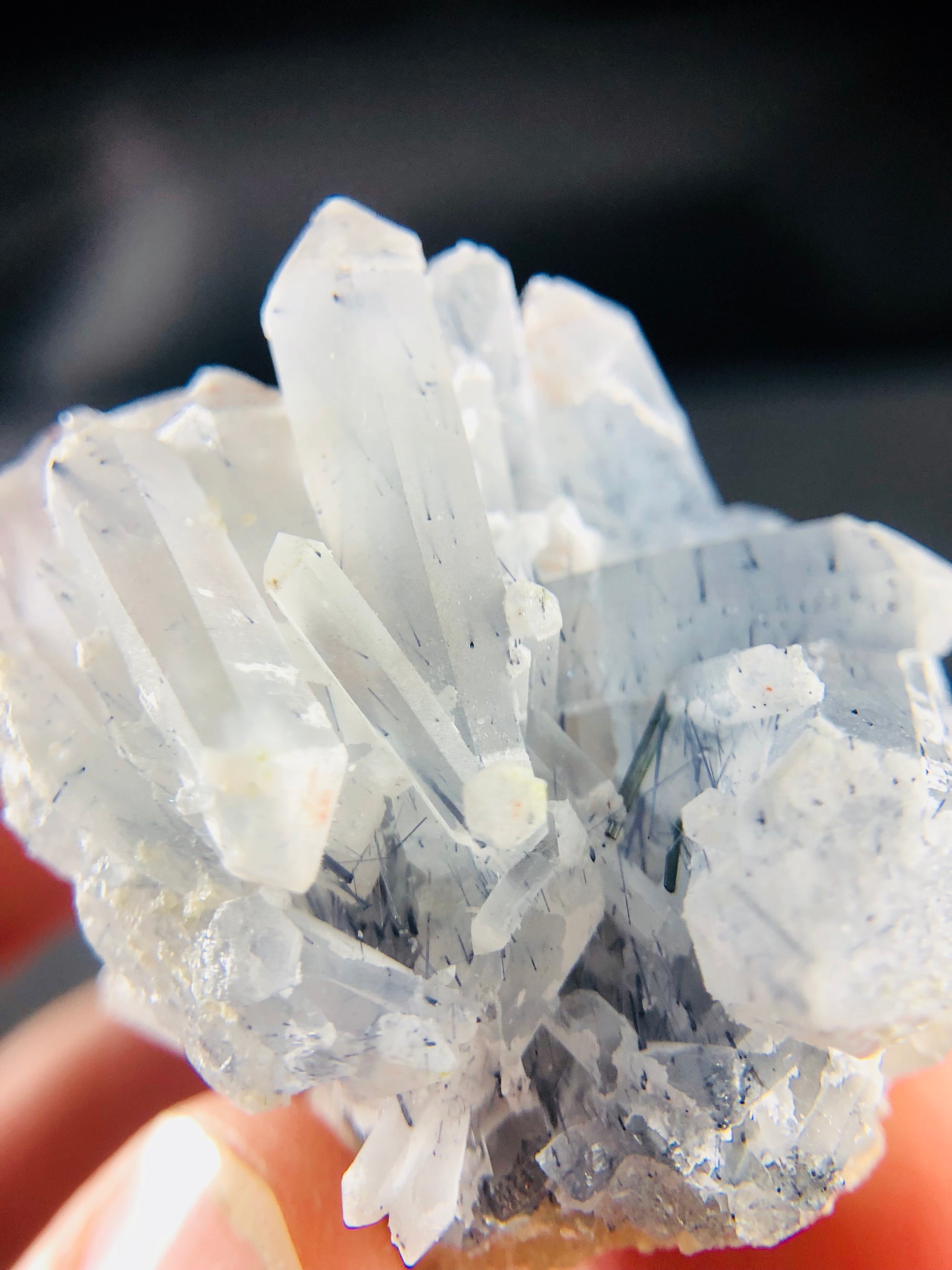 Quartz with Indicolite