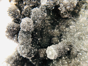Druzy Black Quartz Stalactite Formation