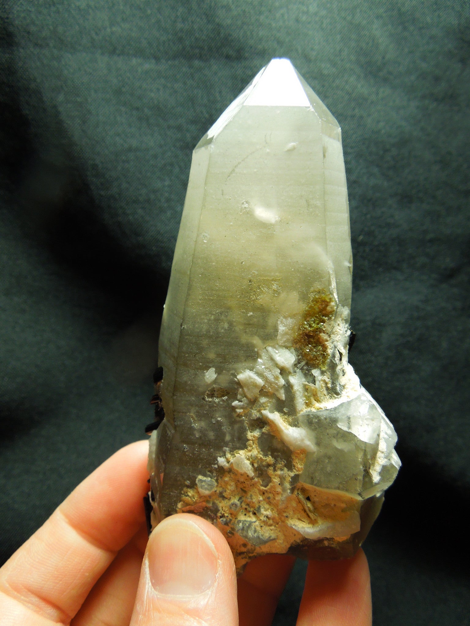 Quartz w/ Tourmaline, Albite, & Mica