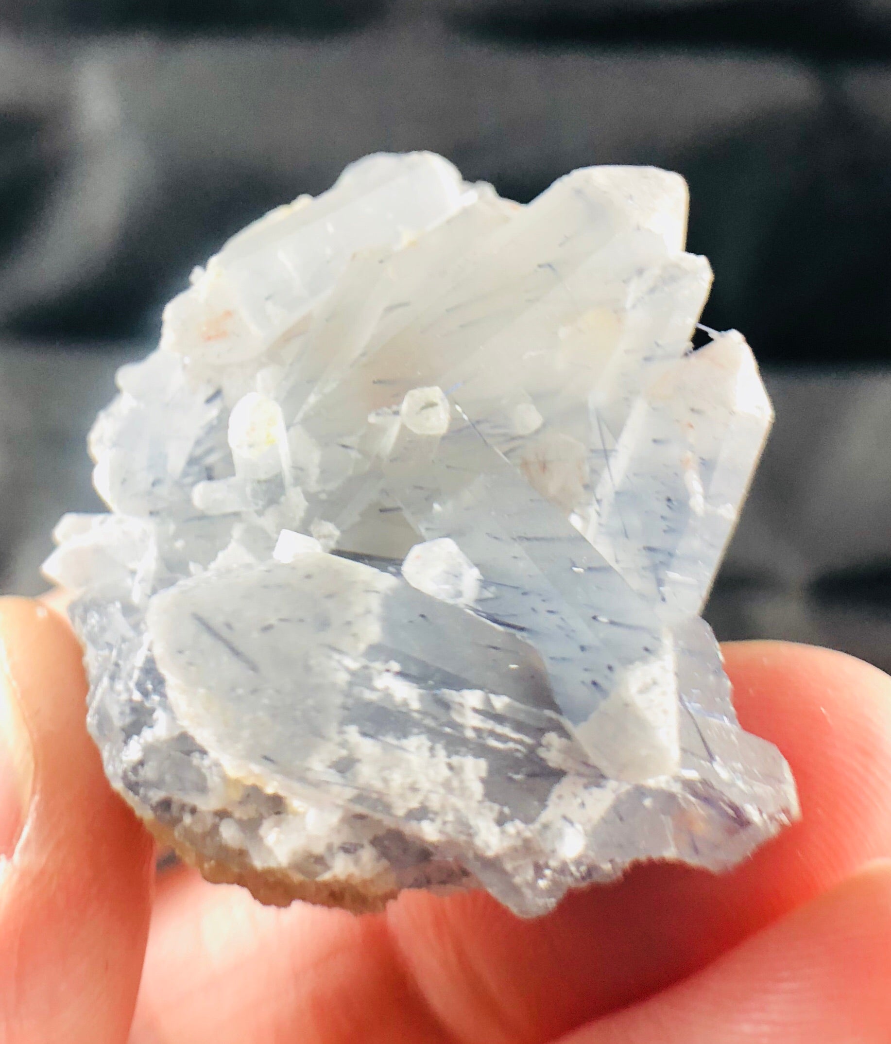 Quartz with Indicolite