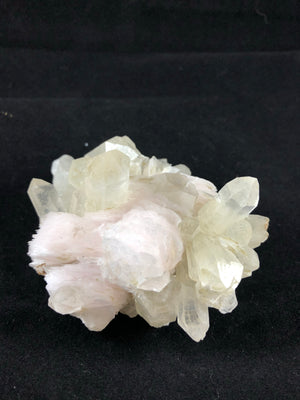 Quartz with pink calcite