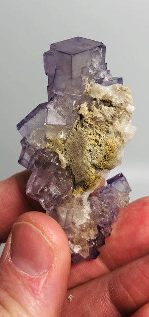 Fluorite, Tauorirt Mine, Morocco